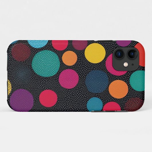 Kleine bunte Punkte iPhone/iPad Gehäuse Case-Mate iPhone Hülle (Rückseite (Horizontal))