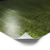 Kleine Burg am See in Brügge, Belgien Fotodruck (Ecke)