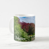 Kleine Burg am See in Brügge, Belgien Kaffeetasse (Vorderseite Links)