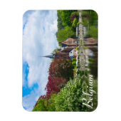 Kleine Burg am See in Brügge, Belgien Magnet (Vertikal)