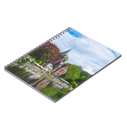 Kleine Burg am See in Brügge, Belgien Notizblock (Linke Seite)