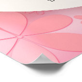 Kleine Butterfly Baby Dusche Begrüßungszeichen Poster (Ecke)