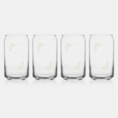 Kleine Butterfly Baby Dusche Dosenglas (Hinten)