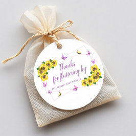 Kleine Butterfly Baby Dusche Geschenkanhänger