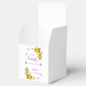 Kleine Butterfly Baby Dusche Geschenkschachtel (Geöffnet)