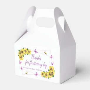 Kleine Butterfly Baby Dusche Geschenkschachtel