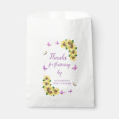 Kleine Butterfly Baby Dusche Geschenktütchen (Vorderseite)