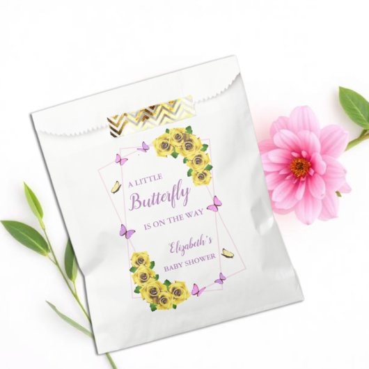 Kleine Butterfly Baby Dusche Geschenktütchen