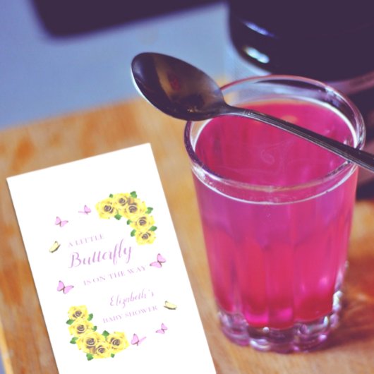 Kleine Butterfly Baby Dusche Serviette