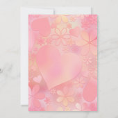 Kleine Butterfly Babydusche Save the Date Einladung (Rückseite)