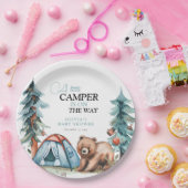 Kleine Camper Forest Babydusche Pappteller (Party)