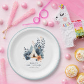 Kleine Camper Forest Babydusche Pappteller (Party)
