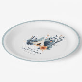 Kleine Camper Forest Babydusche Pappteller (Schrägansicht)