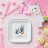 Kleine Camper Forest Babydusche Pappteller (Party)