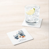 Kleine Camper Forest Babydusche Rechteckiger Pappuntersetzer (Vor Ort)