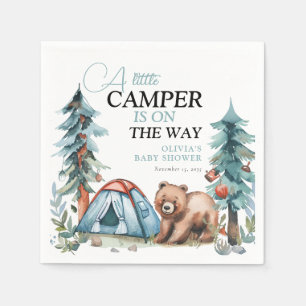 Kleine Camper Forest Babydusche Serviette