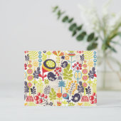 Kleine Cartoon Postkarte (Stehend Vorderseite)