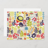 Kleine Cartoon Postkarte (Vorne/Hinten)