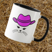 Kleine Cat Cowgirl-Tasse Tasse