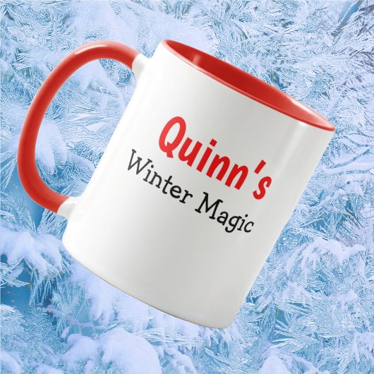 Kleine Cat Winter Magie Tasse
