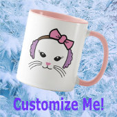 Kleine Cat Winter Magie Tasse