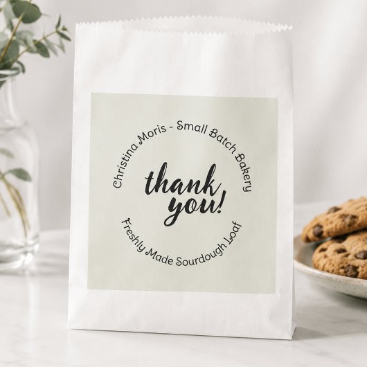 Kleine-Charge-Heimbäckerei-Dankeschön-Muster Geschenktütchen