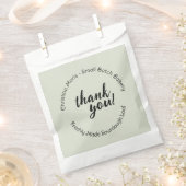 Kleine-Charge-Heimbäckerei-Dankeschön-Muster Geschenktütchen (Ausgeschnitten)