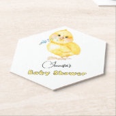 Kleine Chick Floral Baby Dusche Untersetzer (angewinkelt)