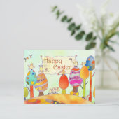 Kleine Chicks im Osterland Feiertagspostkarte (Stehend Vorderseite)