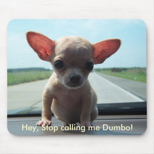 Kleine Chihuahua Mousepad (Vorne)