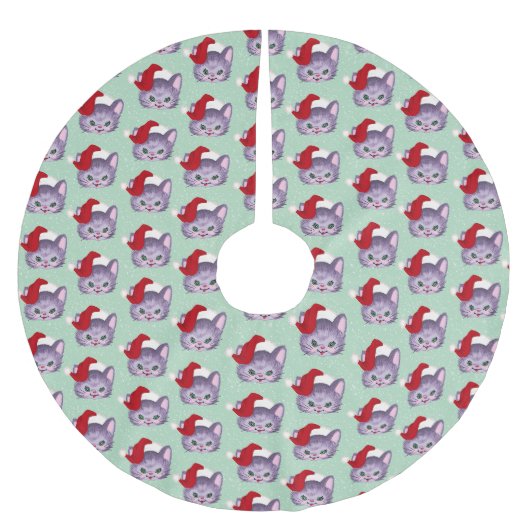Kleine Chloe Polyester Weihnachtsbaumdecke (Vorderseite)