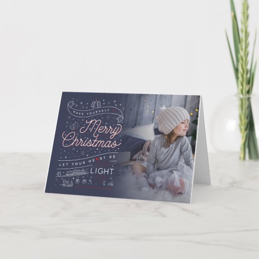 KLEINE CHRISTMAS / Faltkarte Karte (Vorderseite)