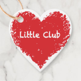 Kleine Club-Geschenkkarte & Geschenkeinschlag Geschenkanhänger