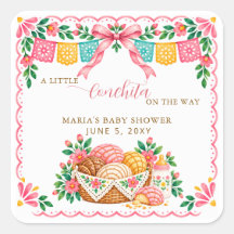 Kleine Concha auf dem Weg Mexikanische Babyparty