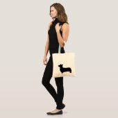 Kleine Corgi-Taschen-Tasche Tragetasche (Vorderseite (Model))