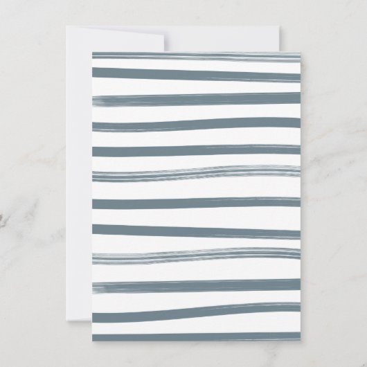 Kleine Cowboy Baby Boy Clothesline Baby Dusche Einladung (Rückseite)