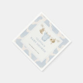 Kleine Cowboy-Baby-Party Serviette (Ecke)