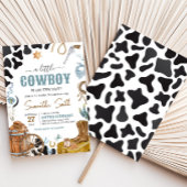 Kleine Cowboy-Babydusche Einladung