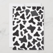 Kleine Cowboy-Babydusche Einladung (Rückseite)