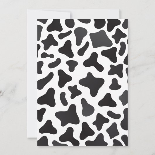 Kleine Cowboy-Babydusche Einladung (Rückseite)