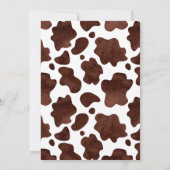 Kleine Cowboy Rodeo Pferde Western Babydusche Einladung (Rückseite)