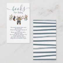 Kleine Cowboy-Wäscheleine Bücher für Baby