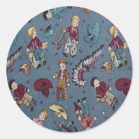 Kleine Cowboys Spaß Stickers