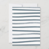 Kleine Cowgirl Baby Clothesline Babydusche Einladung (Rückseite)