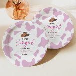 Kleine Cowgirl Cow Girl Rodeo Western Kinderdusche Pappteller<br><div class="desc">Das ist ein kleines Cowgirl Cow Girl Rodeo Western Baby Shower Paper Teller!</div>
