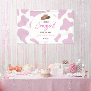 Kleine Cowgirl Cowgirl Rodeo Western Baby Shower Banner