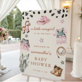 Kleine Cowgirl ist auf dem Weg Mädchen Dusche Will Poster