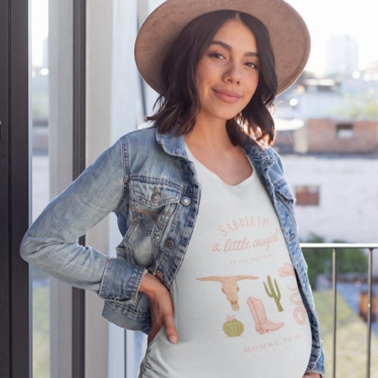 Kleine Cowgirl Mommy zu sein T-Shirt