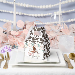 Kleine Cowgirl Western Floral Mädchen Baby-Party Geschenkschachtel