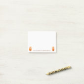 Kleine Critters-Guinea Schwein personalisieren Not Post-it Klebezettel (Auf Schreibtisch)